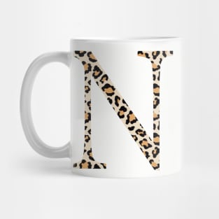 Nu N Cheetah Greek Letter Mug